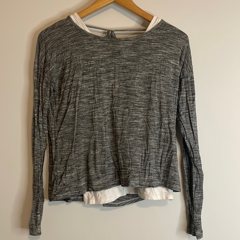 Abercrombie Kids Long Sleeve Layered Shirt sz 13/14
